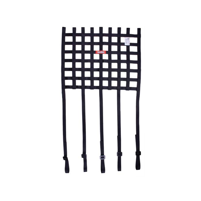 RaceQuip Ribbon Style Race Car Window Net with 1in Mounting Straps
