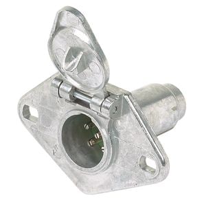 Hopkins 6 Pole Round Vehicle Side Connector for Nissan/Datsun Xterra