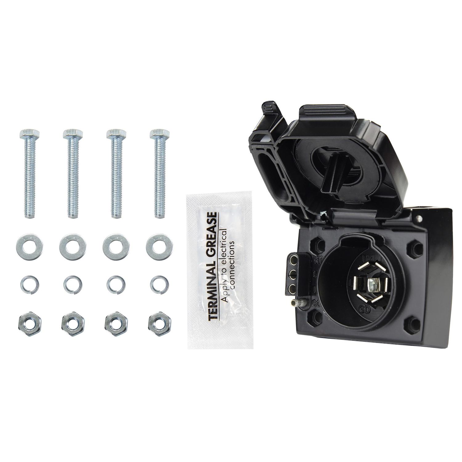 Hopkins Towing Solution 7 Blade And 4 Flat Vehicle Side