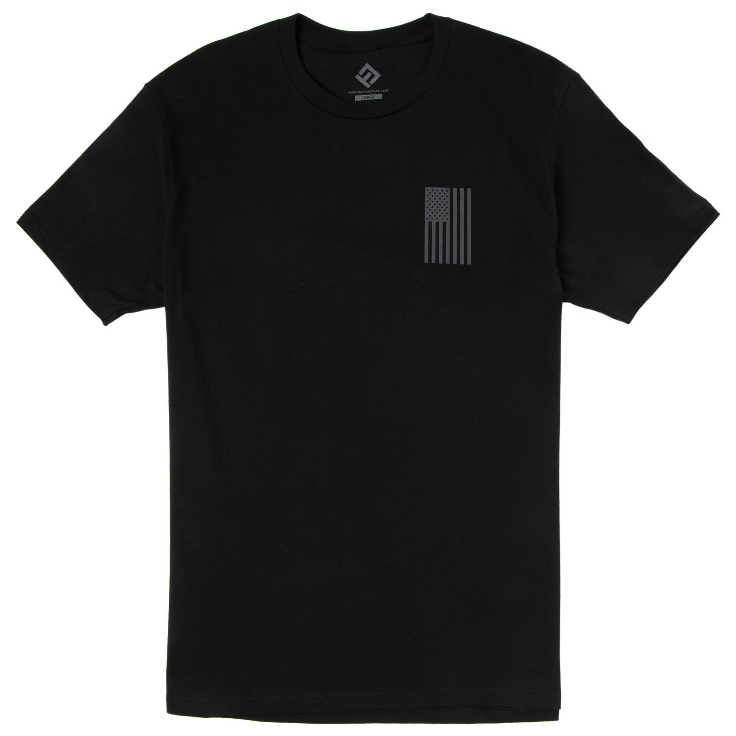 Black american flag hot sale shirt