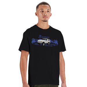 Koyotee Men's Ford Bronco Rare Breed Black V-Neck T-Shirt 2X-Large Black, Size: 2XL