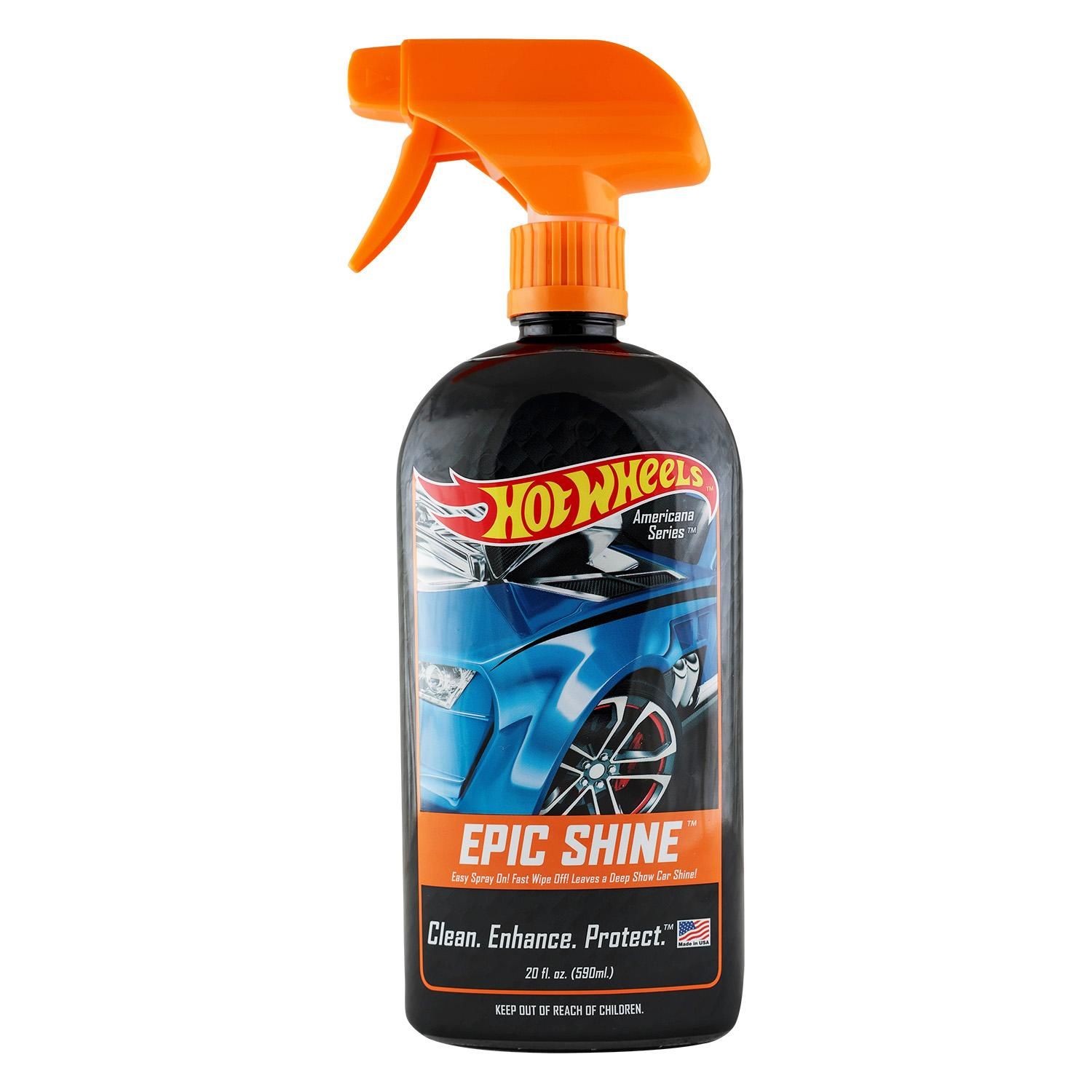 Hot Wheels Americana Series Epic Shine Detailer and Enhancer Spray 20oz