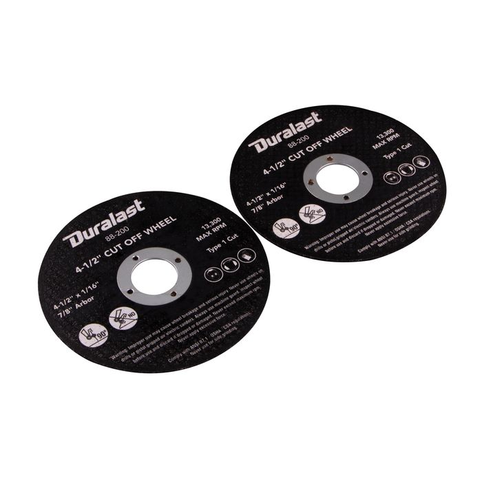 Black Hawk Cutting Discs 4-1/2 X 1/16 X 7/8 100-Pack 4.5" Cut-Off Wheels - 1/16" Thick, 7/8" Arbor, For Metal & Stainless Steel Cut Off Wheels 4 1/2 Inch - Foto 5