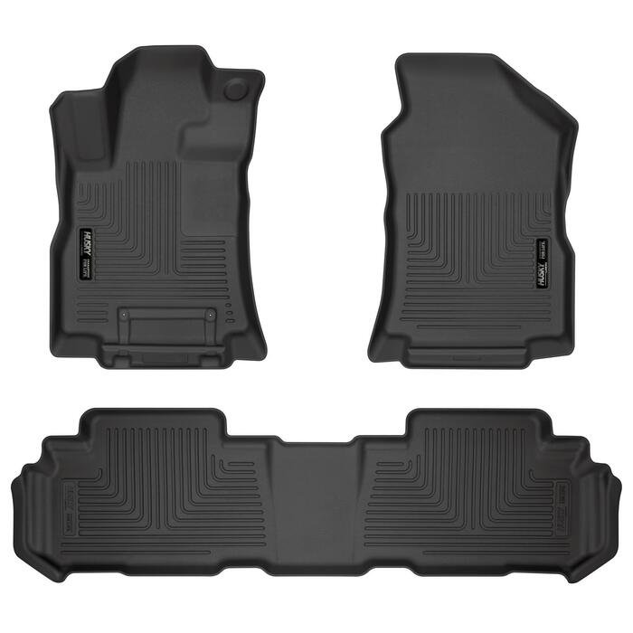 Husky Liners Black Floor Liners | 1980-1996 Ford Bronco Full Size Classic Style (33001) main image 0