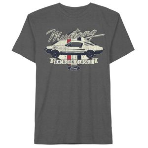 Hybrid Apparel Charcoal Ford Racing Banner X Large T Shirt