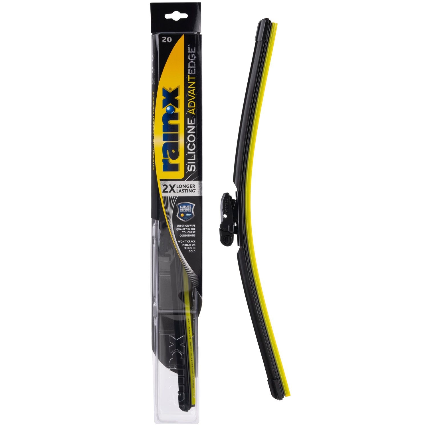 Rain-X Silicone AdvantEdge 20in Beam Black Wiper Blade