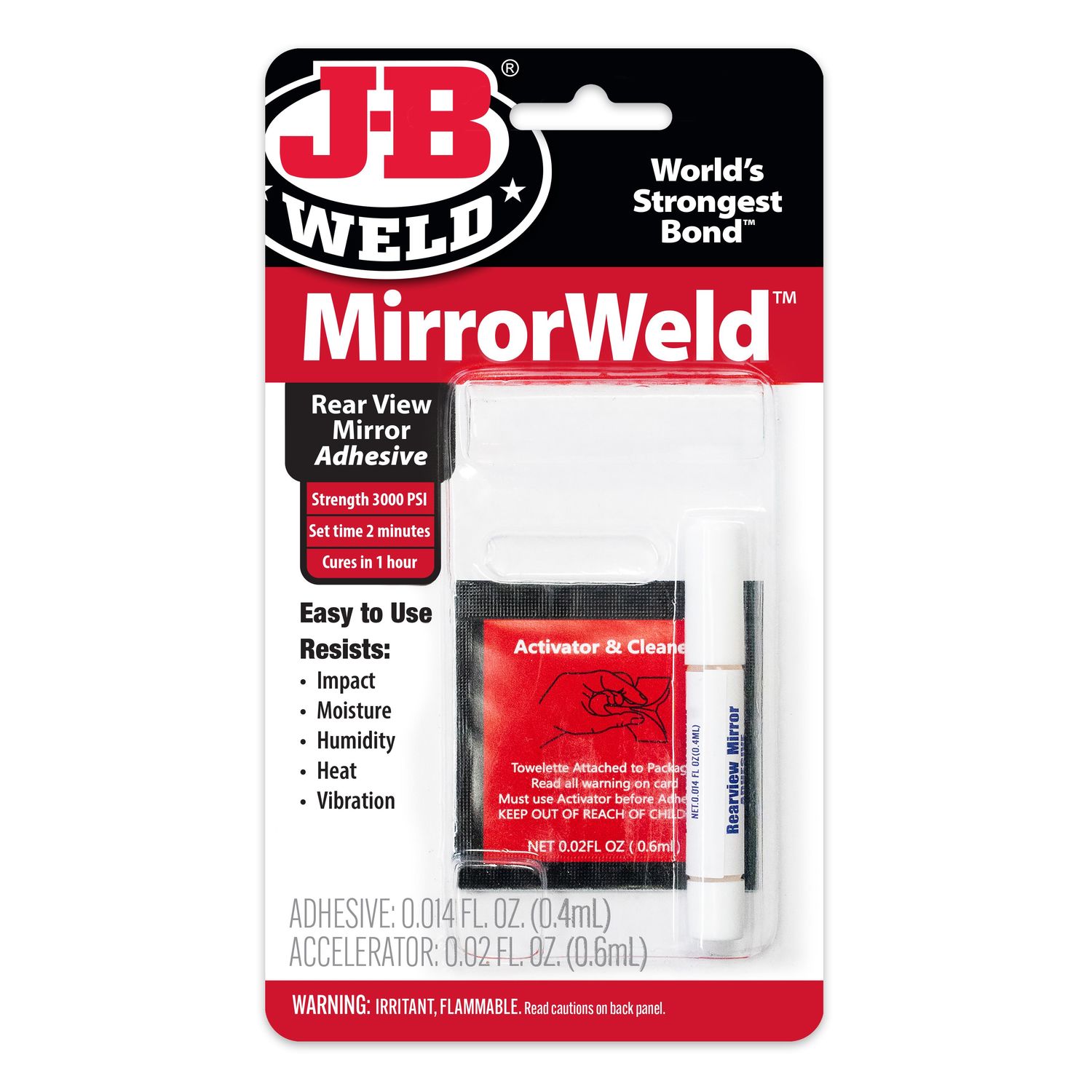 Permatex 09102 Rearview Mirror Adhesive Kit