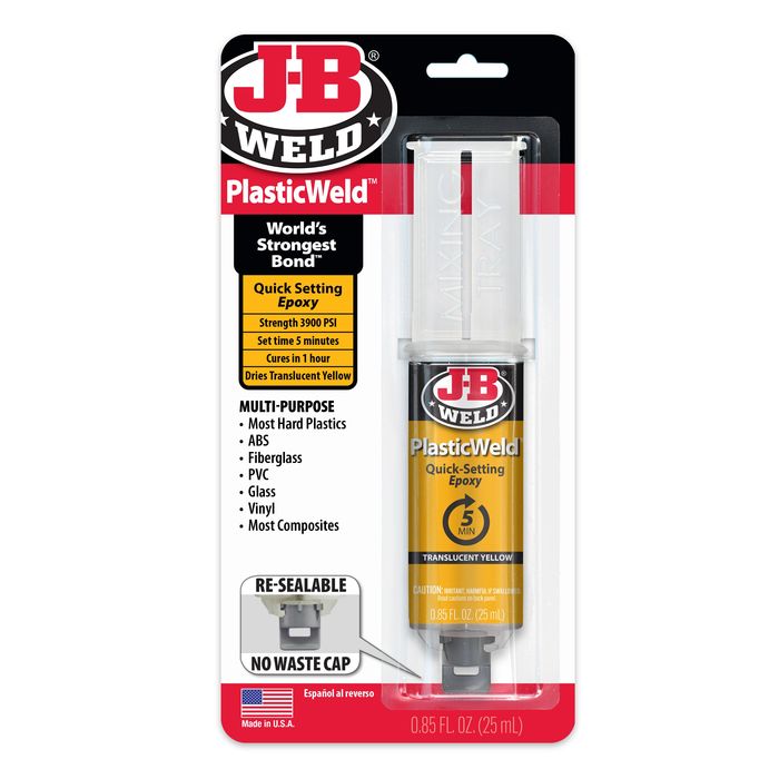 J-B Weld ClearWeld Epoxy, 8-oz