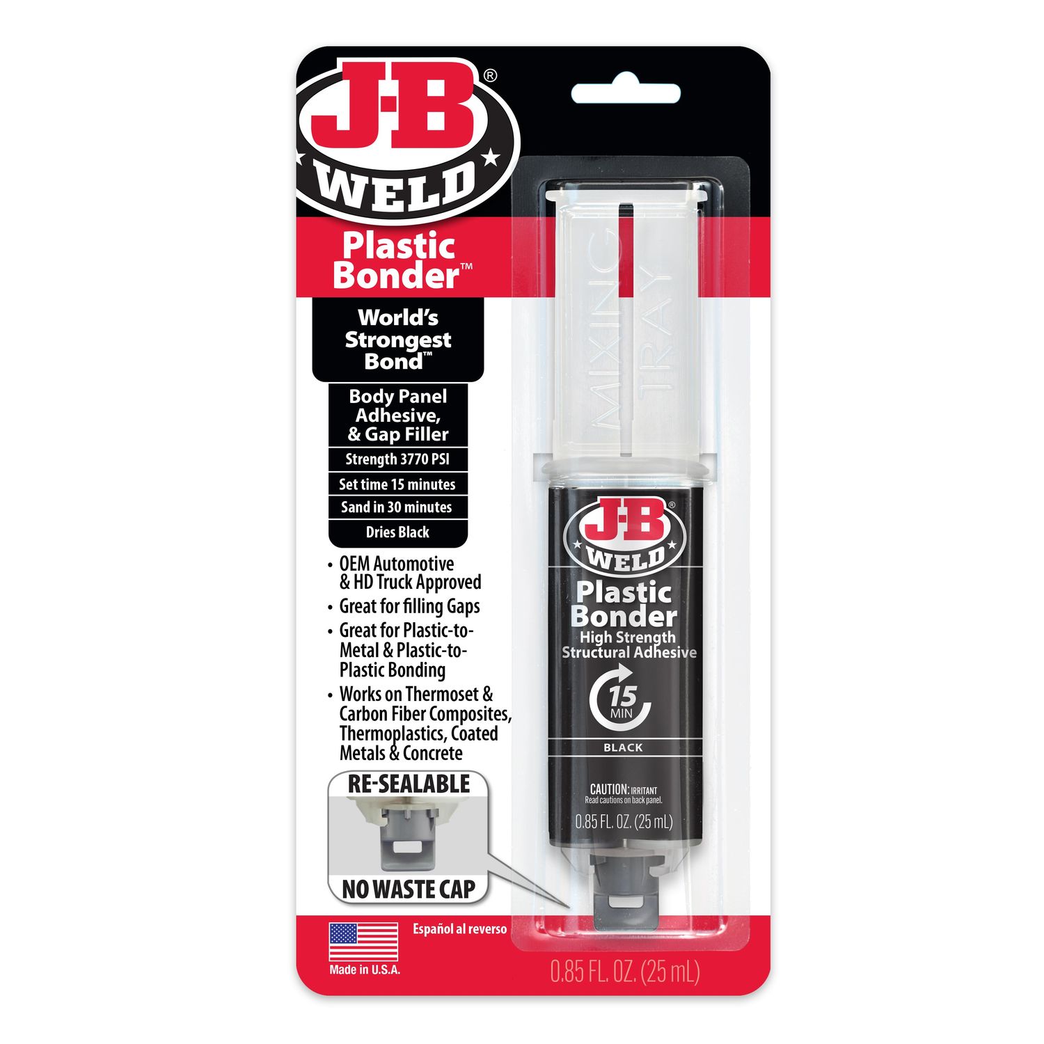 JB Weld Black Epoxy Syringe