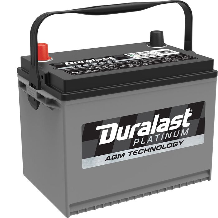 Duralast Platinum AGM Battery BCI Group Size 24F 710 CCA 24F