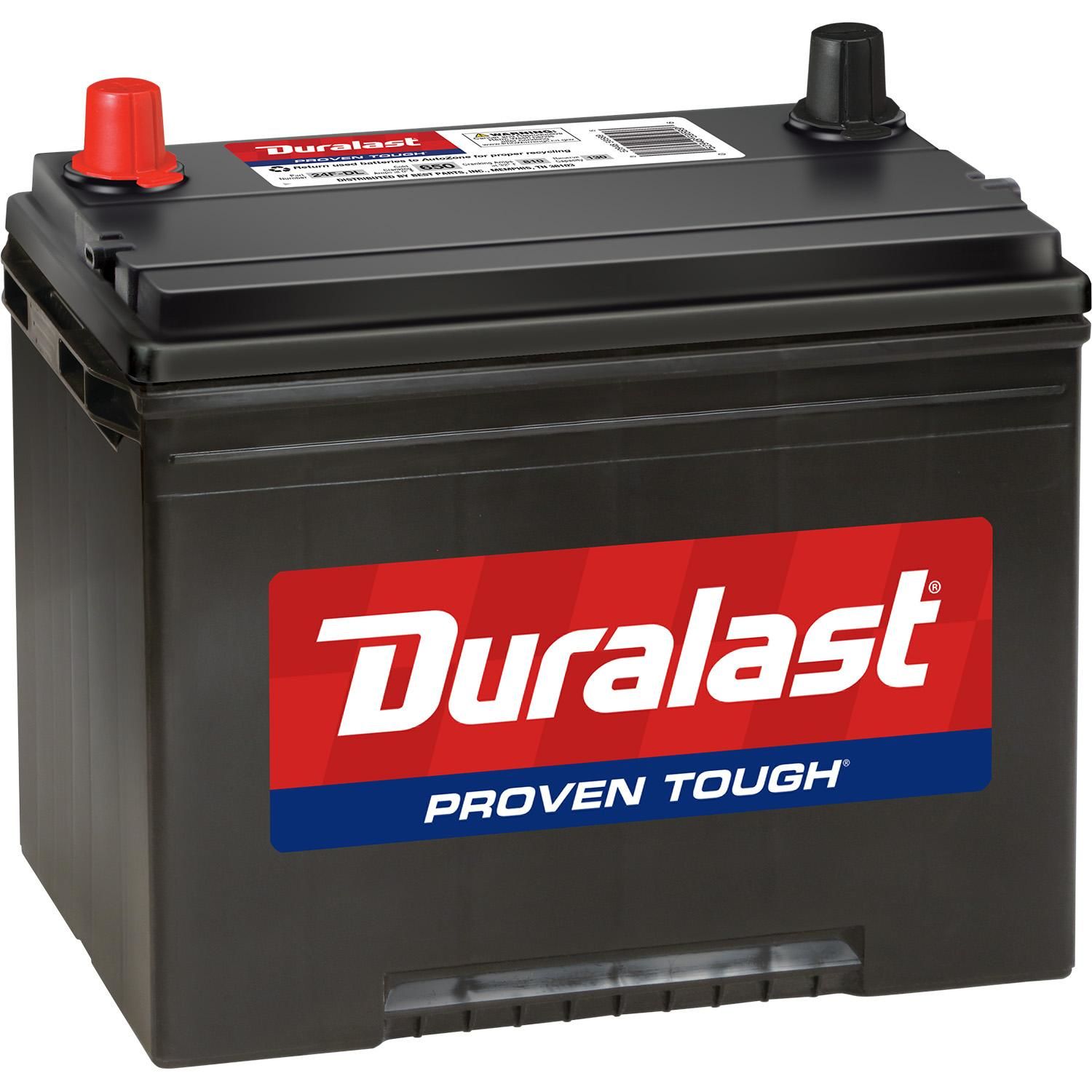 Duralast Battery 24F-DL Group Size 24F 650 CCA