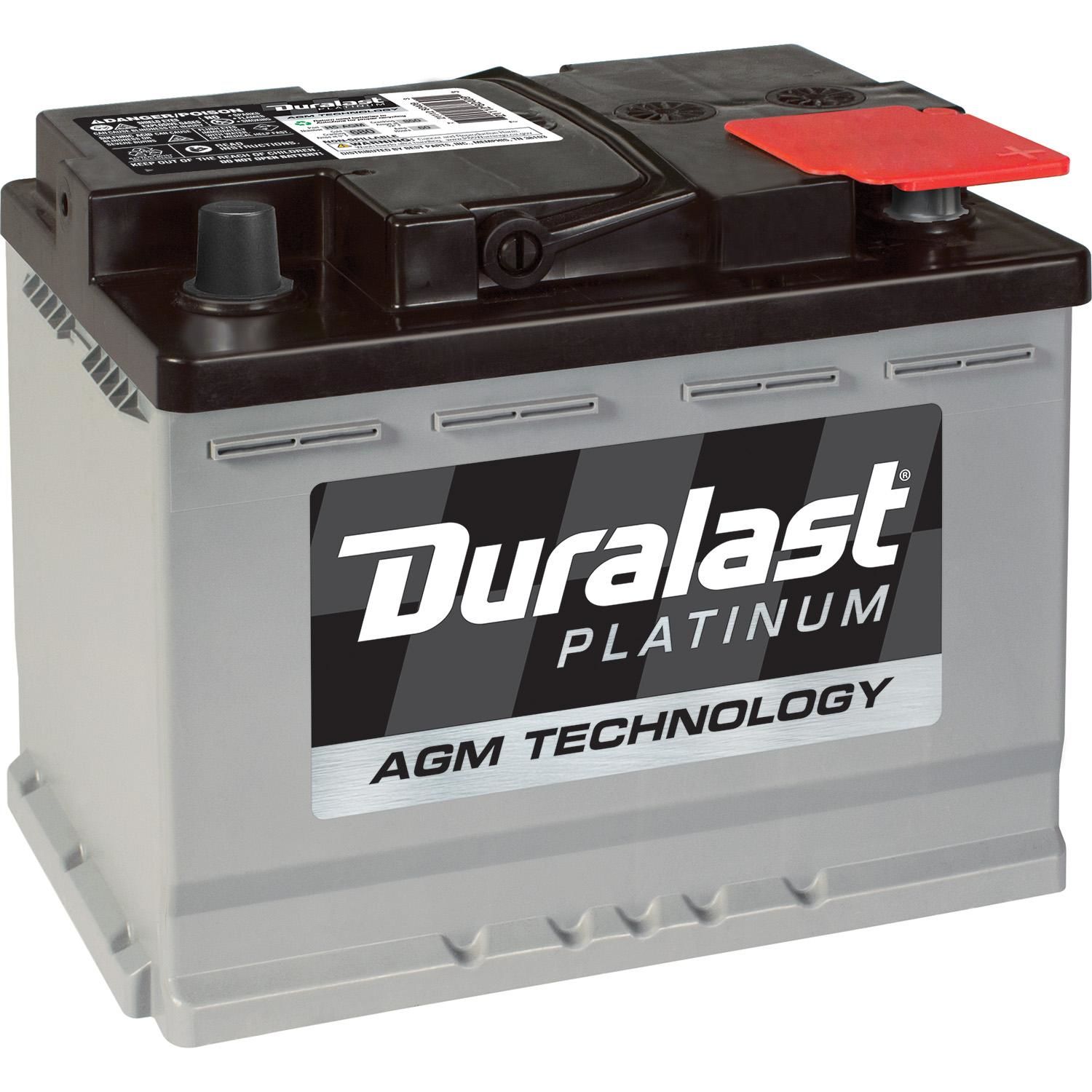 Duralast Platinum AGM Battery BCI Group Size 47 680 CCA H5 AGM