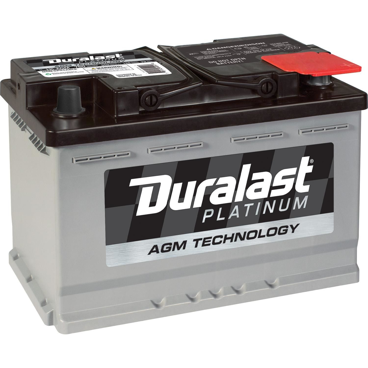 Duralast Platinum AGM Battery H6-AGM Group Size 48 760 CCA