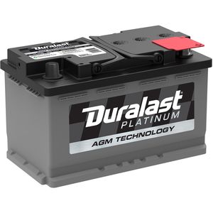 Duralast Platinum Battery H7 Agm Group Size 94r 850 Cca