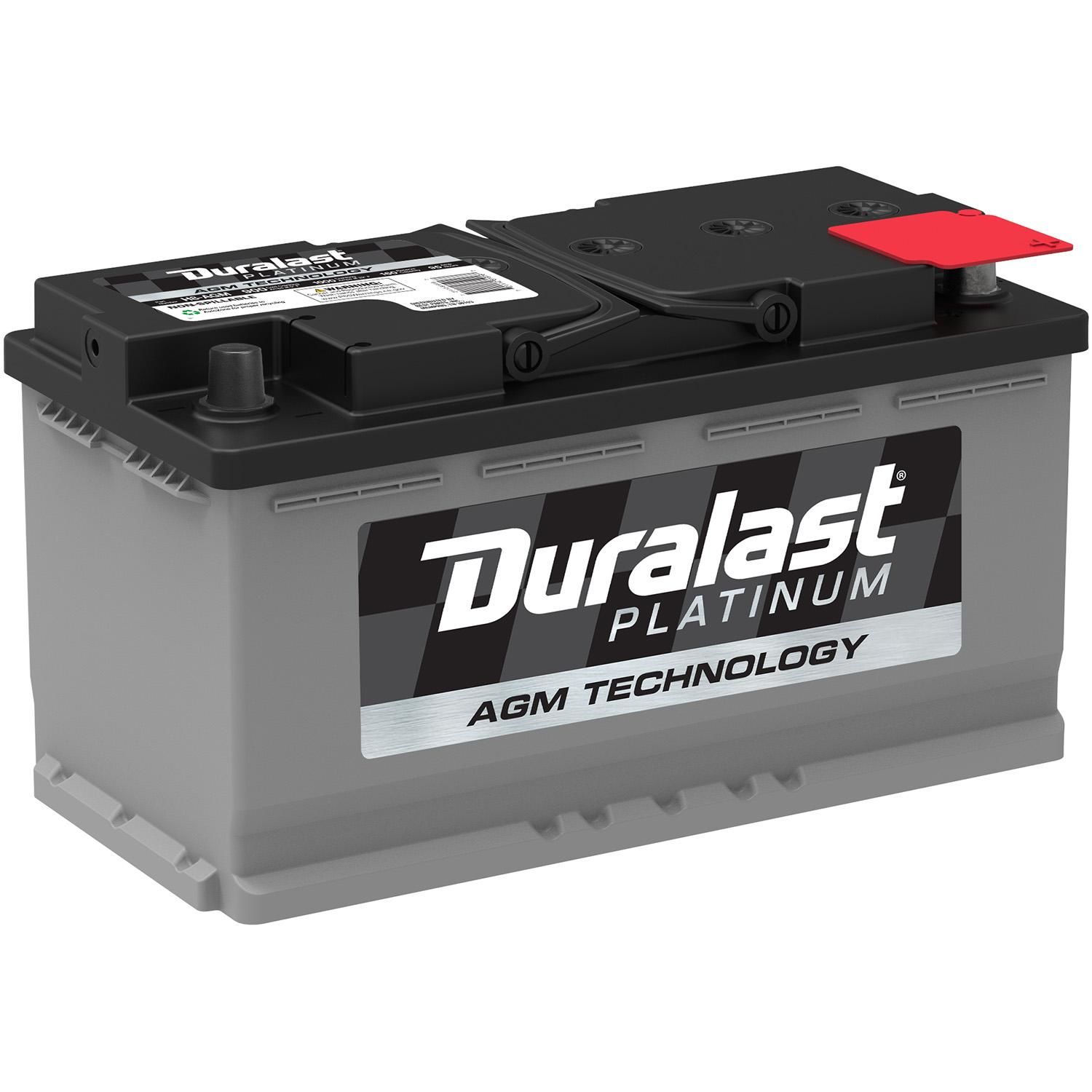 Duralast Platinum Battery H8AGM Group Size 49 900 CCA