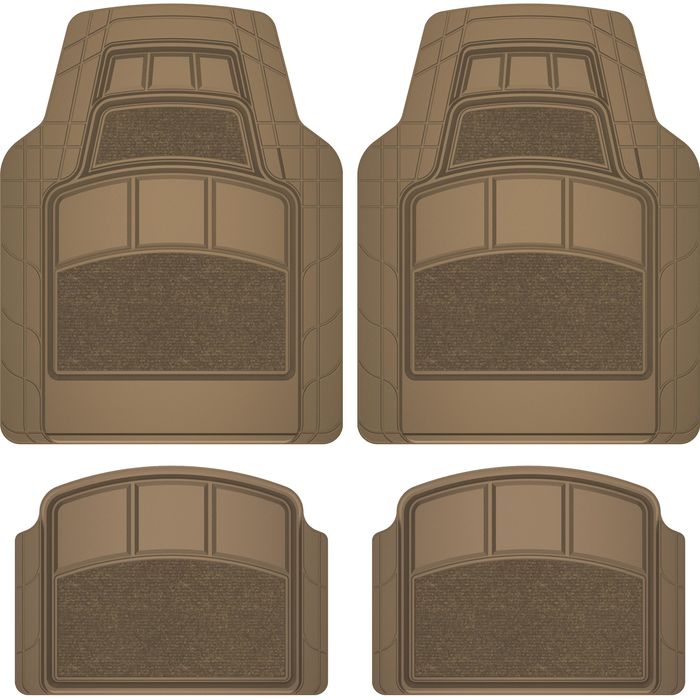 ProElite Black Universal 1 Piece Front Classic Rubber Floor Mat at AutoZone