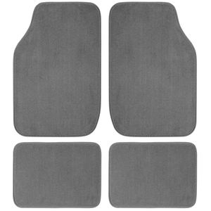 Proelite Grey Carpet Floor Mat 4 Piece