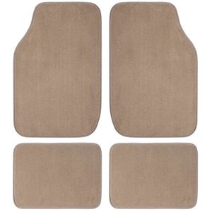 Proelite Tan Carpet Floor Mat 4 Piece