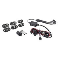 KC HiLiTES 6 pieces C-Series RGB LED Rock Light Kit
