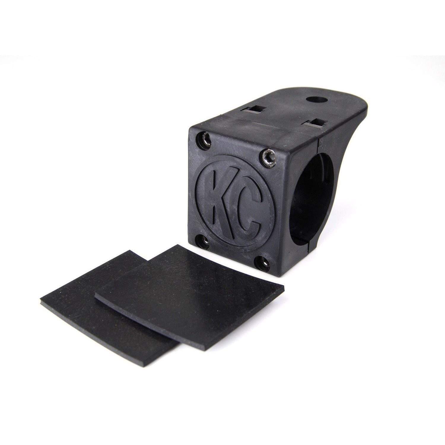 KC HiLiTES Black 1.75in To 2in Tubular Bar Light Mounting Bracket