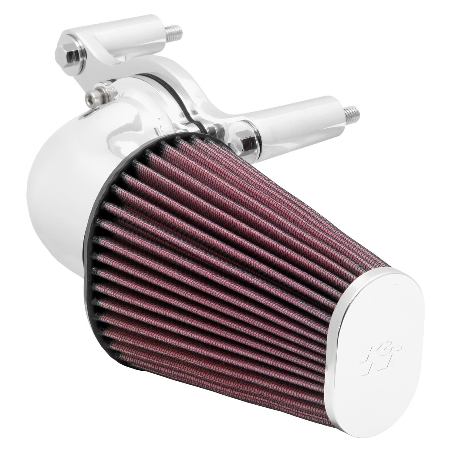 K&N 631125P Harley Davidson Motorcycle Air Intake Kit