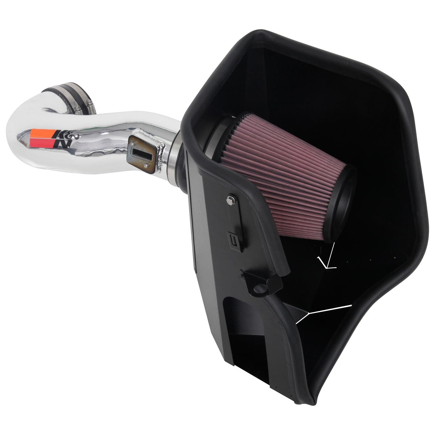 K&N High Performance Air Intake System 77-3110KP