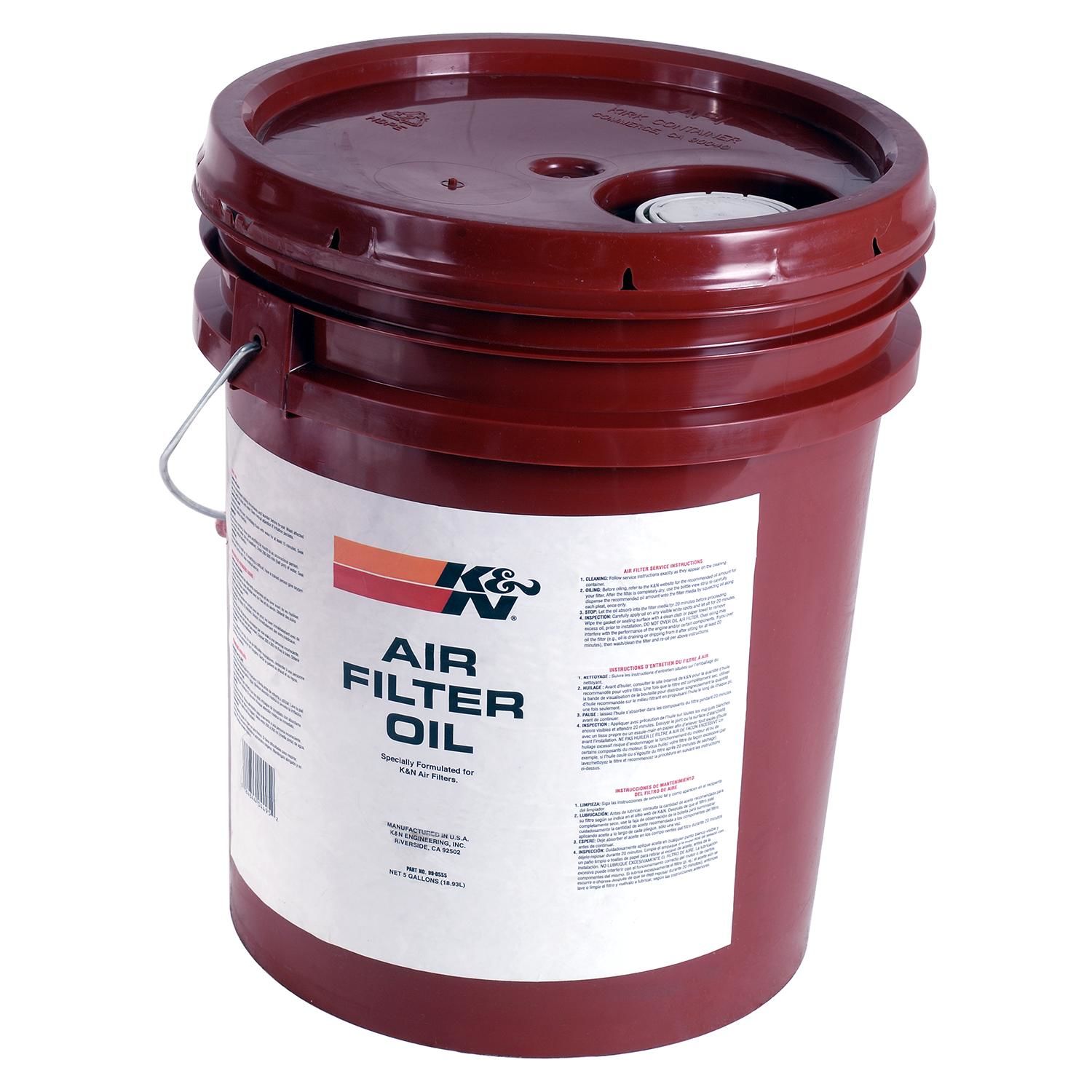 K&N Air Filter Oil 5 Gallon