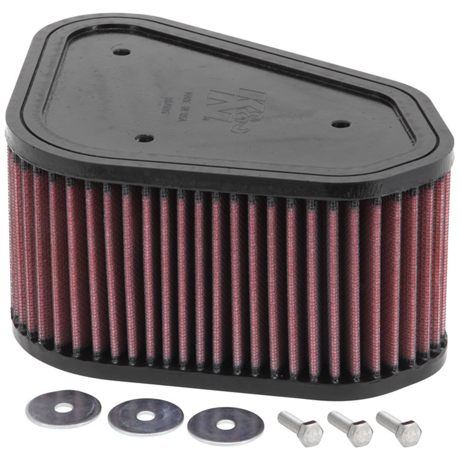 K&N HA-6505 Motorrad Luftfilter – Waschbar, Wiederverwendbar, Für Mehr Leistung