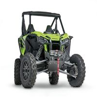 Warn Black Textured Steel, Design, Direct-Fit, Integrated Winch Moun