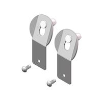 Husky Towing Replacement Plates Rivets Pin for Round Bar Hitch