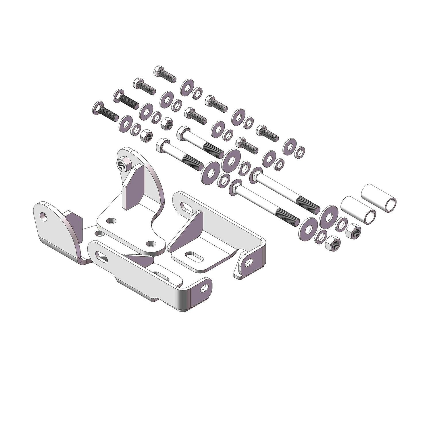 Husky Towing Fifth Wheel Trailer Hitch Mount Kit 32556