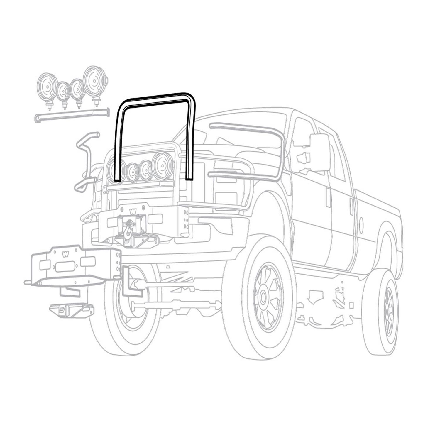 WARN Grille/Brush Guard 76251