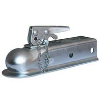 Demco Bulldog Trailer Coupler - Adjustable Channel Mount - Zinc - 2