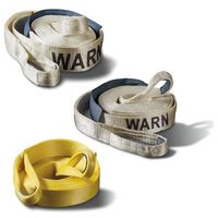 Warn 2 in. Width X 30 ft. Length Rated to 14400 lbs. with 18 in. Nylon Sliding Sleeve White Nylon Webbing