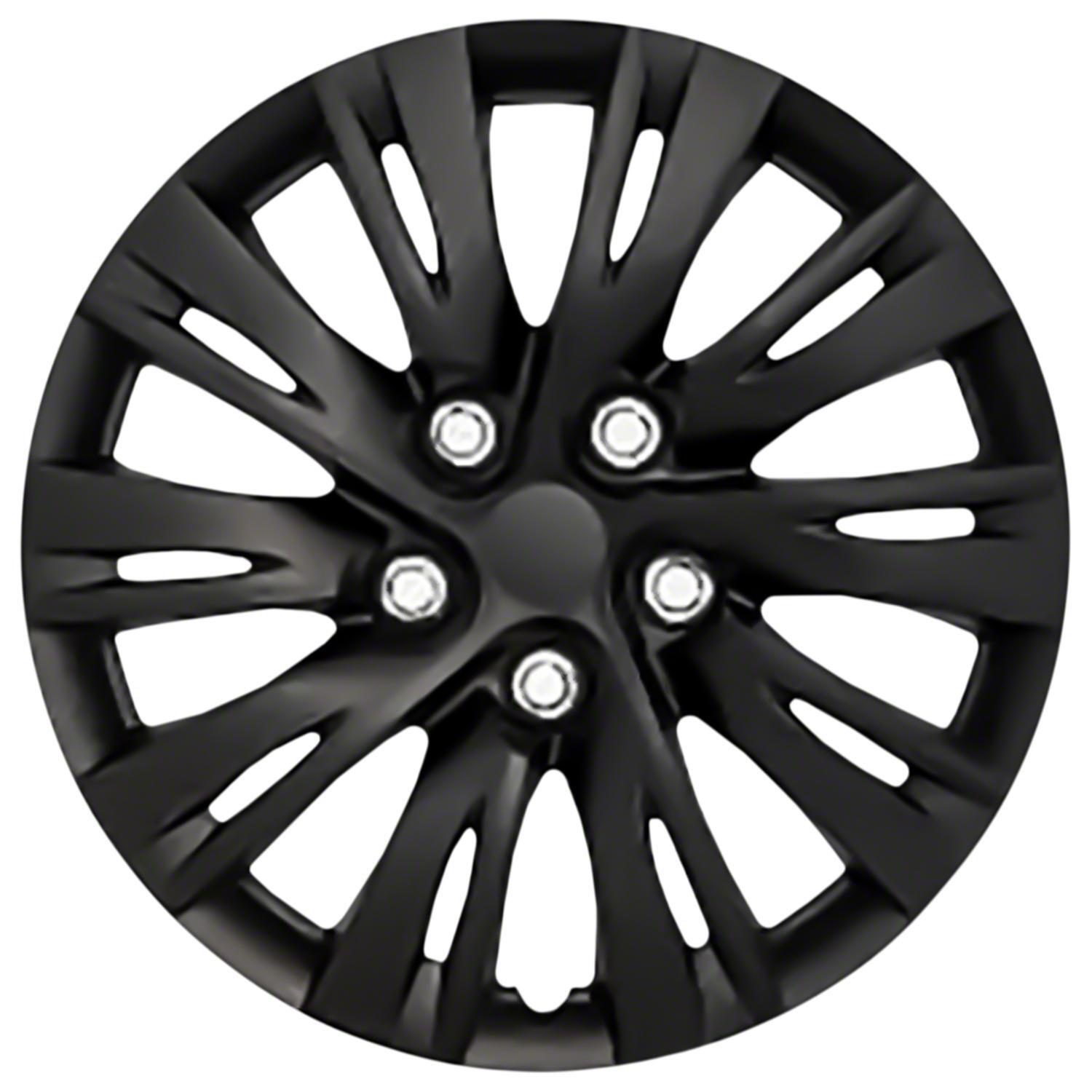 Coast to Coast Gloss Black 15in 10 Split Spoke Plastic Universal Wheel