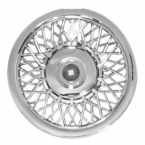 AutoCraft 15 Wheel Cover: 8-Spoke, Chrome, High Impact Plastic, 4