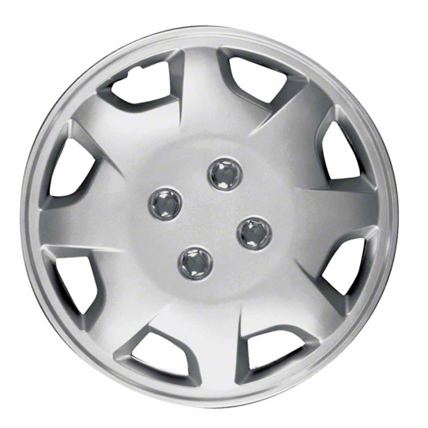 Coast To Coast Silver 13in Plastic Universal Wheel Cover 4 Piece