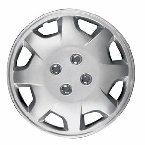 Coast to Coast Silver 14in 10 Spoke Universal Wheel Cover Hub