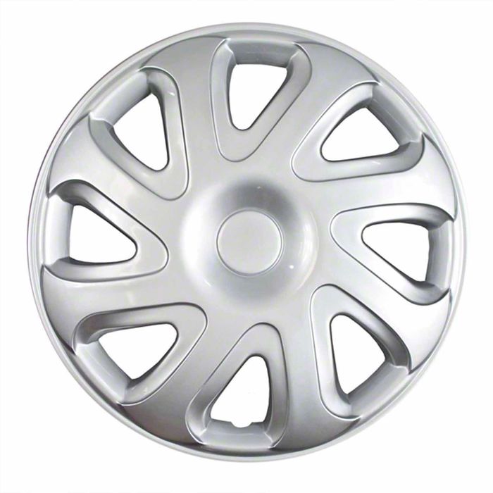 Coast To Coast Silver 14in Wheel Cover Hub Cap 4 Piece IWC40414S