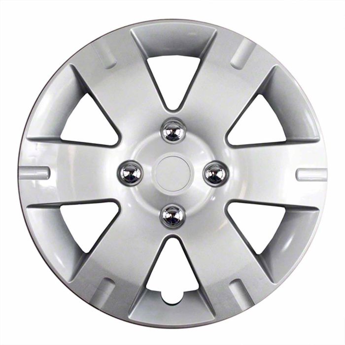 Coast To Coast Silver 15in Wheel Cover / Hub Cap 4 Piece IWC43615S