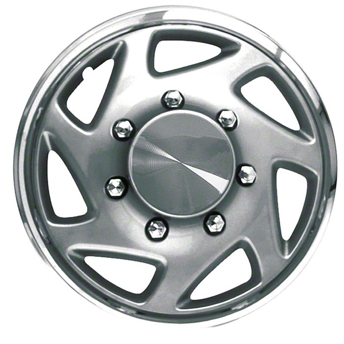 Coast to Coast Chrome Silver 15in with Ring Plastic Universal Wheel  Cover/Hub Cap 4 Piece