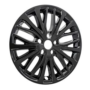 Coast To Coast Gloss Black 18in Wheel Cover/Hub Cap 4 Piece IWCIMP428BLK