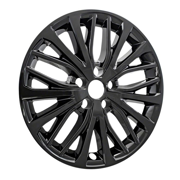 Coast To Coast Gloss Black 18in Wheel Cover/Hub Cap 4 Piece IWCIMP428BLK