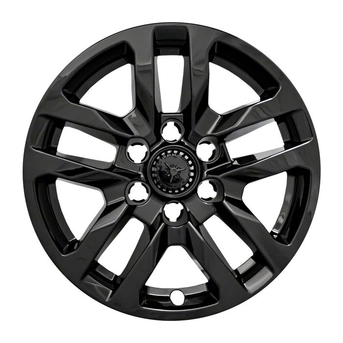 Coast To Coast Gloss Black 18in Wheel Cover/Hub Cap 4 Piece IWCIMP432BLK