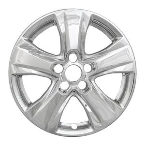 Auto Reflections 17" Wheel Covers For Toyota RAV4 LE 2013-2018 | 5-Spoke Silver/Black
