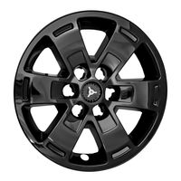 Coast To Coast Black 16in Wheel Cover/Hub Cap 4 Piece IWCIMP444BLK