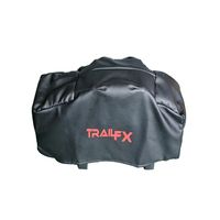 TrailFX Orange with Trail FX Logo Winch Cover for Winches W08B, W10B and W12B