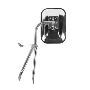 K-Source 7 1/2in x 10 1/2in Chrome, Stainless Steel, Left or Right Hand Universal Car Mirror for Mazda 3