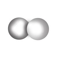 K-Source 2in Round Frameless Adjustable Spot Mirror 2 Piece