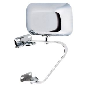 K-Source 5 1/2in x 8 1/2in Chrome Left or Right Hand Two Point Mount Universal Truck Mirror for Mazda 3